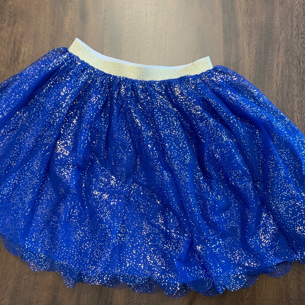 Hanna Anderson Sparkly Girls Skirt (Tulle Skirt)